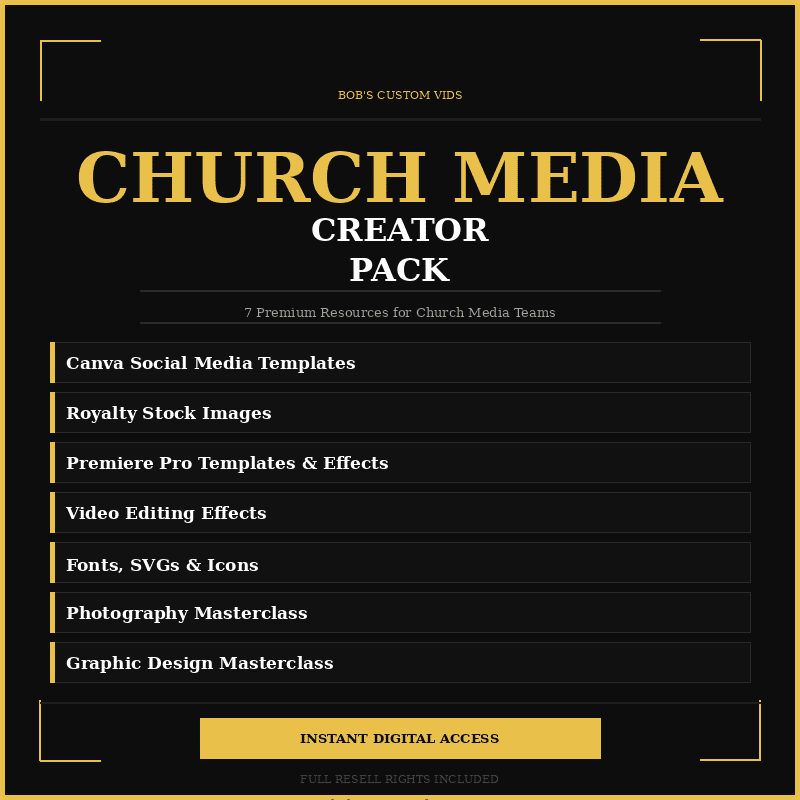 Church Media Creator Pack